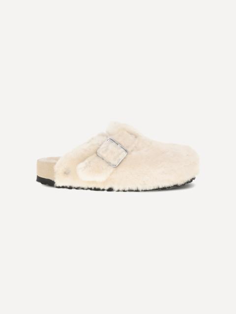 BIRKENSTOCK Shearling Boston Mules