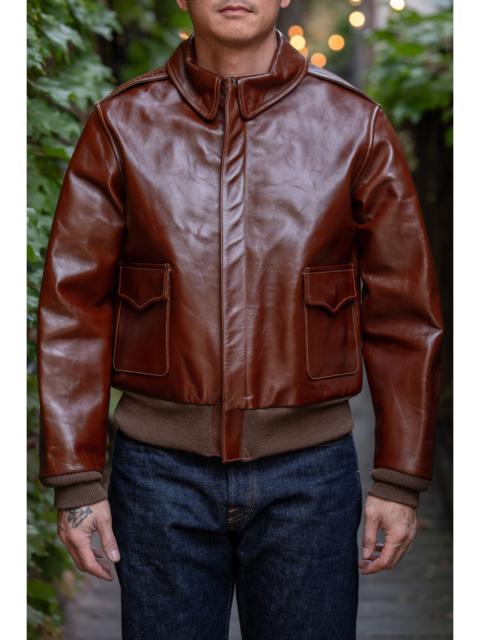 Buzz Rickson's BUZZ RICKSON'S BR80595 TYPE A-2 “CONTRACT NO. W535 AC-18091 ROUGH WEAR CLOTHING CO.” - R/BROWN