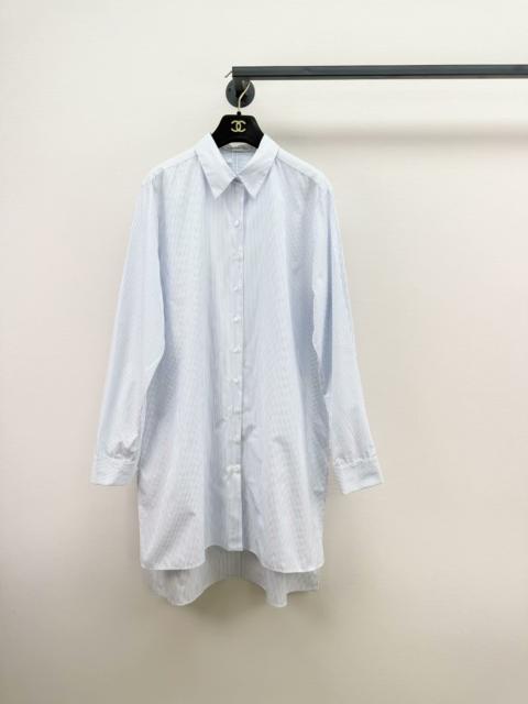 Dior Dior Striped Shirt Dress Shirt In Light Blue