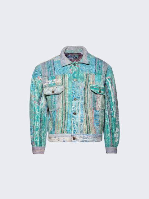 *Better With Age Isaac Kantha Hand Quilted Trucker Jacket