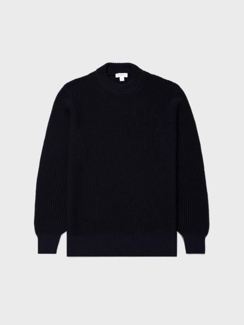 Sunspel Mariner Mock Neck Jumper