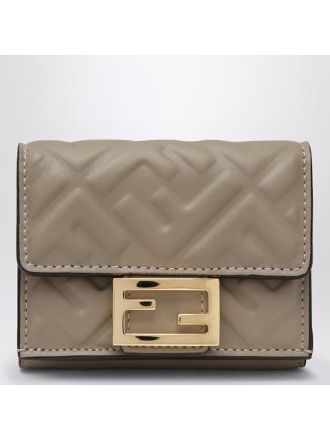 FENDI Fendi Dove Coloured Micro Trifold Baguette Wallet Women