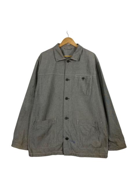 Carhartt Japanase Brand Denim Chore Jacket Size L