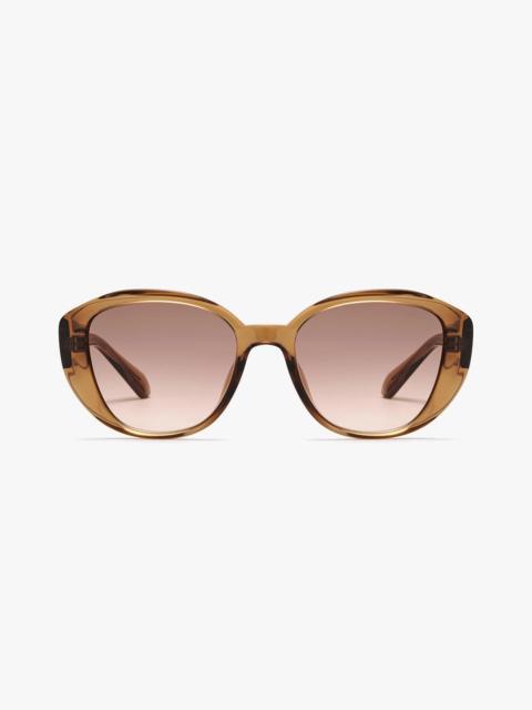 FERRAGAMO Ferragamo Brown Gradient Cat Eye Ladies Sunglasses SF3002SLBK 200 56