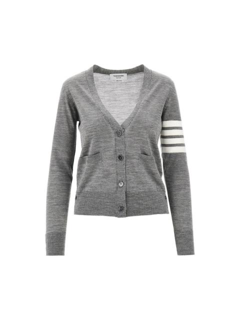 Thom Browne '4 BAR' WOOL CARDIGAN