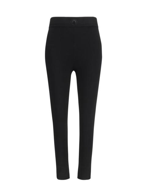Marine Serre Marine Serre Women Moon Logo Knit Leggings