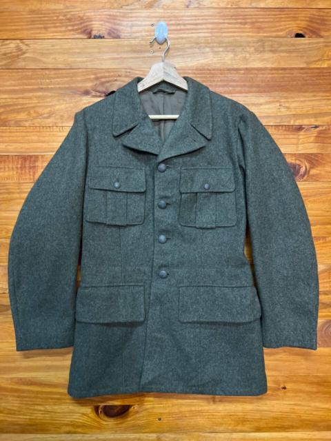 Other Designers Very Rare - VINTAGE 40s SWEDISH ARMY M39 WOOL FIELD JACKET