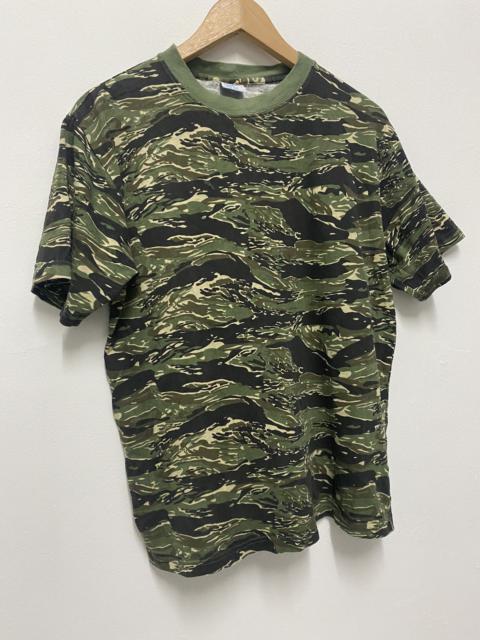 Other Designers Vintage - Vintage Patina Tshirt Tiger Stripe Camo Military Army