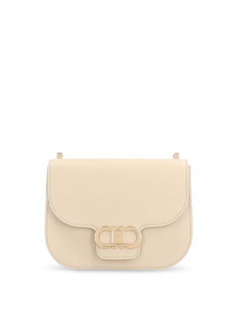 FERRAGAMO Ferragamo Gancini Leather Crossbody Bag