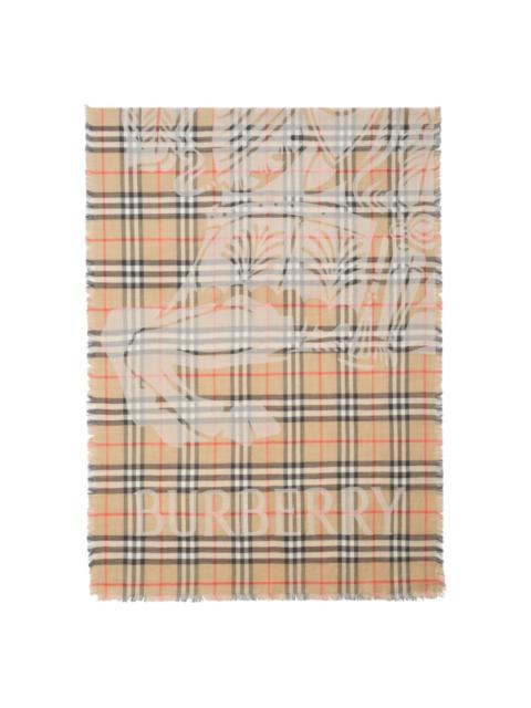 Burberry Wool and silk blend scarf