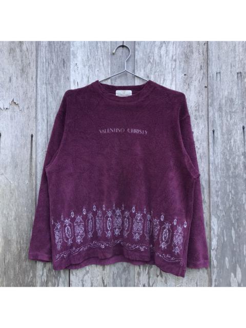 Other Designers Vintage - Vintage Valentino Christy Fleece Sweatshirt Pullover