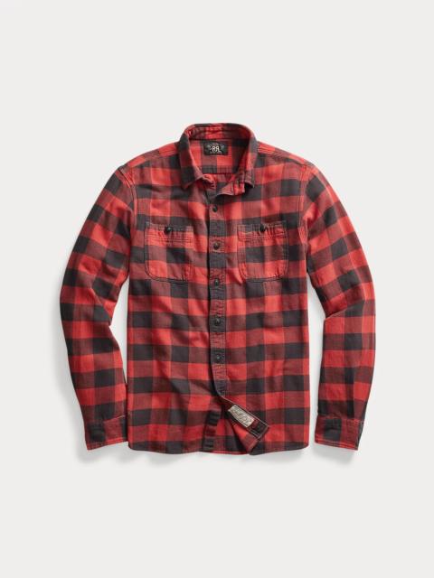 RRL by Ralph Lauren Plaid Twill Workshirt