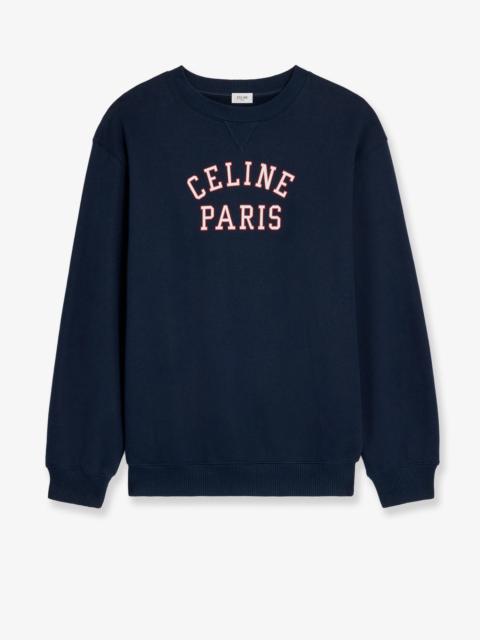 CELINE Celine Cotton Sweater With Front Lettering Logo
