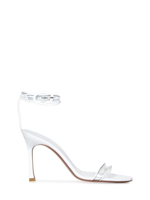Amina Muaddi SANDALI KIM GLASS SANDAL 95 AMINA MUADDI