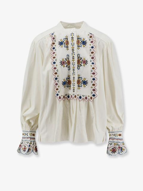 Isabel Marant Étoile Marant Étoile Monique Viscose Blend Shirt White