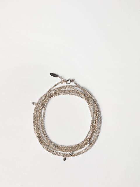 Brunello Cucinelli Sterling silver wrap bracelet