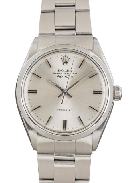 ROLEX Pre-Owned Rolex Air-King Ref 5500 Silver Dial