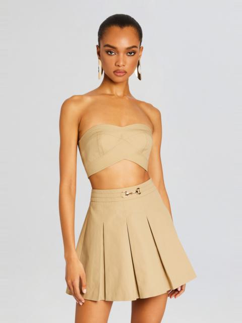 RETROFÊTE CAMEL STRAPLESS BRALETTE