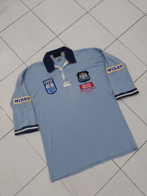 Other Designers Vintage - Vtg NSW blue state origin Jersey NRL wizard