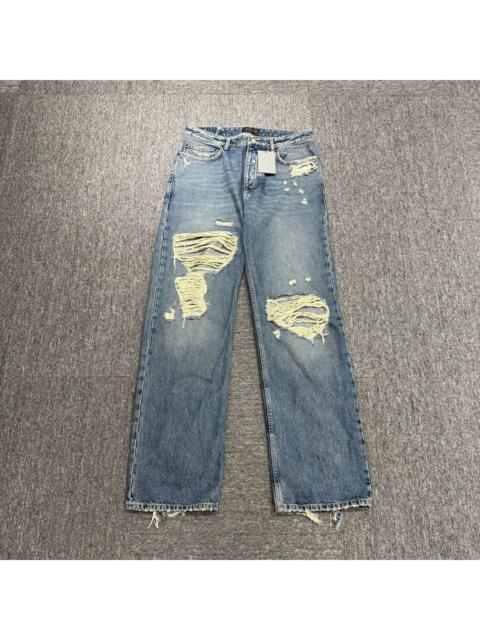 BALENCIAGA Balenciaga Distressed Washed Denim Jeans