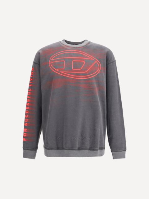 Diesel Cotton printed logo Sweatshirt