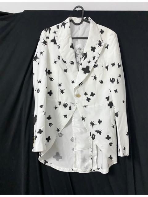 Comme Des Garçons 15AW COMME Des Garcons Anti-War White Blazer
