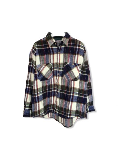 Other Designers Vintage - Vintage Favorite Gear Plaid Tartan Flannel Shirr