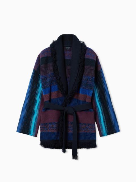 GIORGIO ARMANI GIORGIO ARMANI FOR ALANUI CASHMERE BLEND CARDIGAN