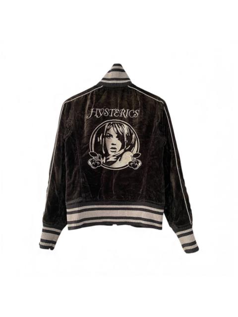 Hysteric Glamour Hysteric Glamour velvet kinky logo zipper jacket