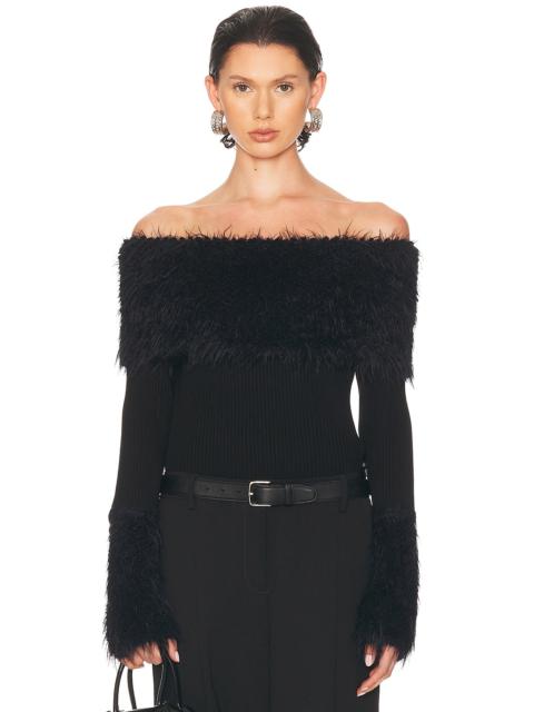 Jean Paul Gaultier Ribbed Hairy Sweater