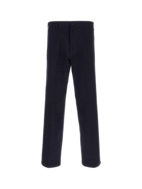 Prada Prada Men Dark Blue Cotton Chino Pant