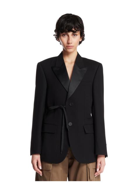 BALENCIAGA Black String Blazer