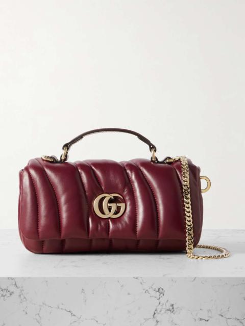 GG Milano padded quilted leather shoulder bag