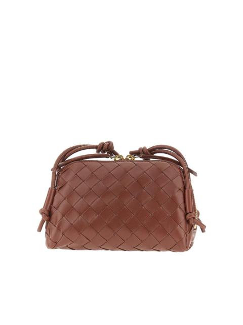 Bottega Veneta INTRECCIATO LEATHER POUCH ON STRAP