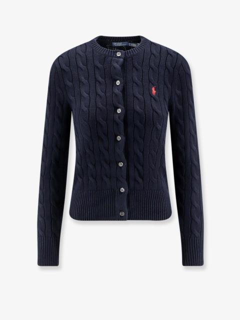 Other Designers Polo Ralph Lauren Cotton Cardigan With Contrasting Logo
