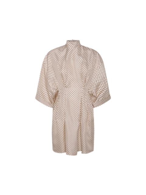 Lanvin Beige Silk Dress