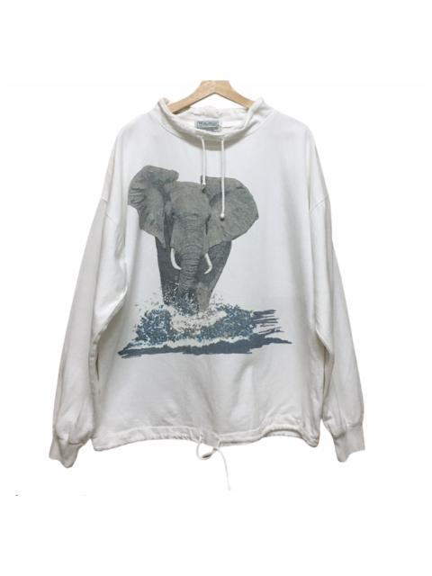 Other Designers Vintage - Vintage Elephant Graphic Oversize Sweatshirt