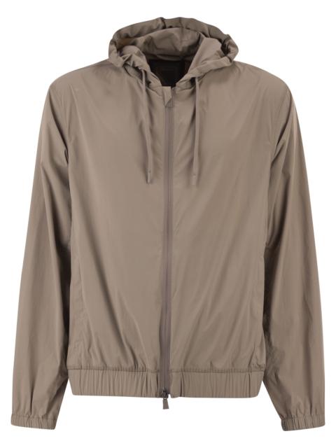 Herno Herno Men Lightweight Stretch Nylon Hooded Jacket