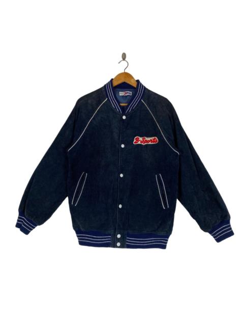 Other Designers Vintage - 💥B Sport by Bison corduroy varsity style jacket