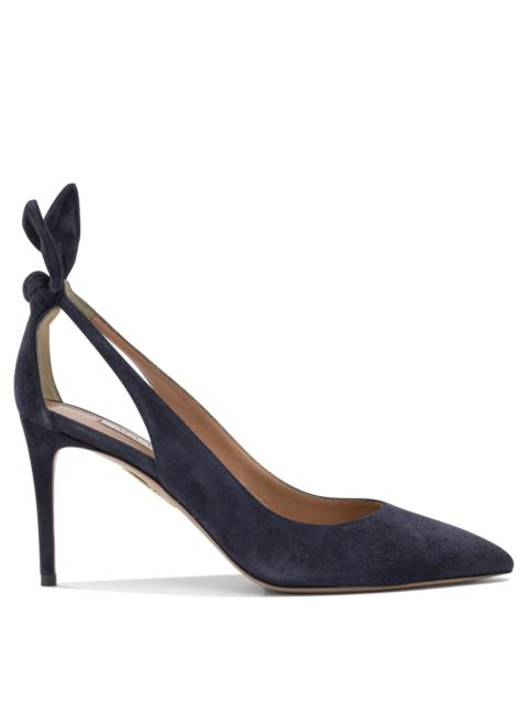 AQUAZZURA Aquazzura Bow Tie 85mm Pumps Blue Women