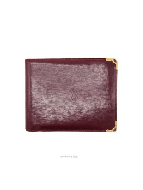 Cartier Cartier 6CC Bifold Wallet - Burgundy Calfskin Leather