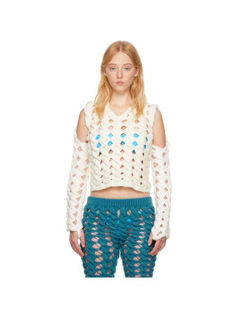 ISA BOULDER SSENSE Exclusive Off-White Sweater