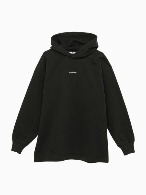 Acne Studios Black Cotton Sweatshirt With Logo Women