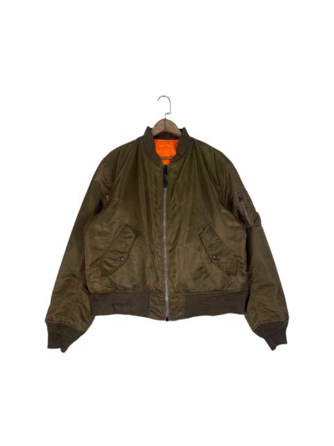 Other Designers Vintage Alpha Industries Type MA-1 Reversible Bomber Jacket