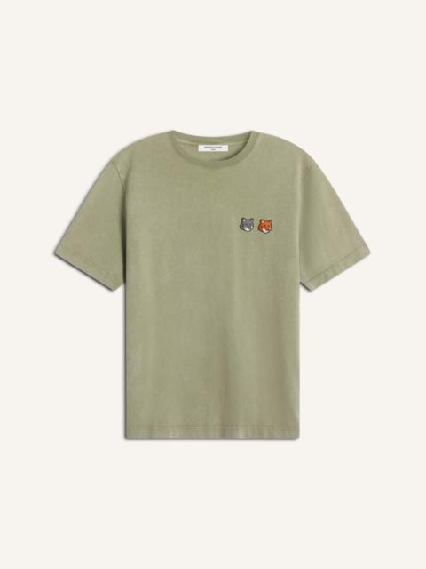 Maison Kitsuné DOUBLE FOX HEAD FADED COMFORT TEE-SHIRT