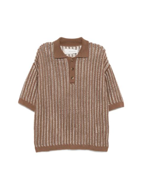 FENG CHEN WANG CROCHET-KNIT SHIRT