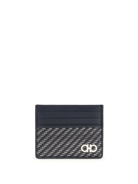 FERRAGAMO Ferragamo Men Lattice Motif Card Holder