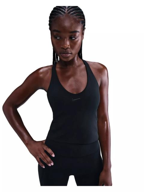 Nike Women's Universa Medium-Support Padded Sports Bra Tank -Black