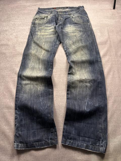 Other Designers Le Grande Bleu (L.G.B.) - Y2K LGB IfSixWasNine Style Cipo&Baxx Distressed Denim Jeans