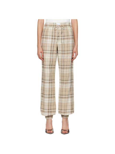 THE ATTICO Beige Long Trousers